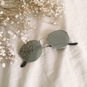 UO Silver Reflective Sunglasses